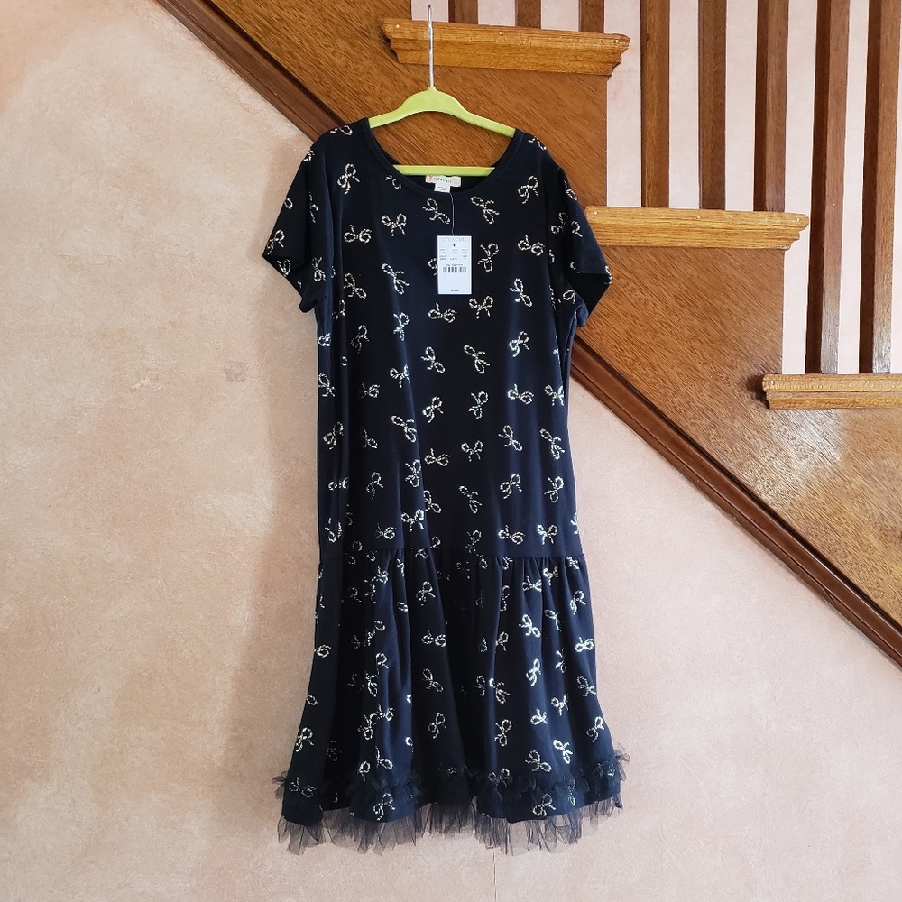 NWT Crew Cuts Black Girls Size 10 Dress